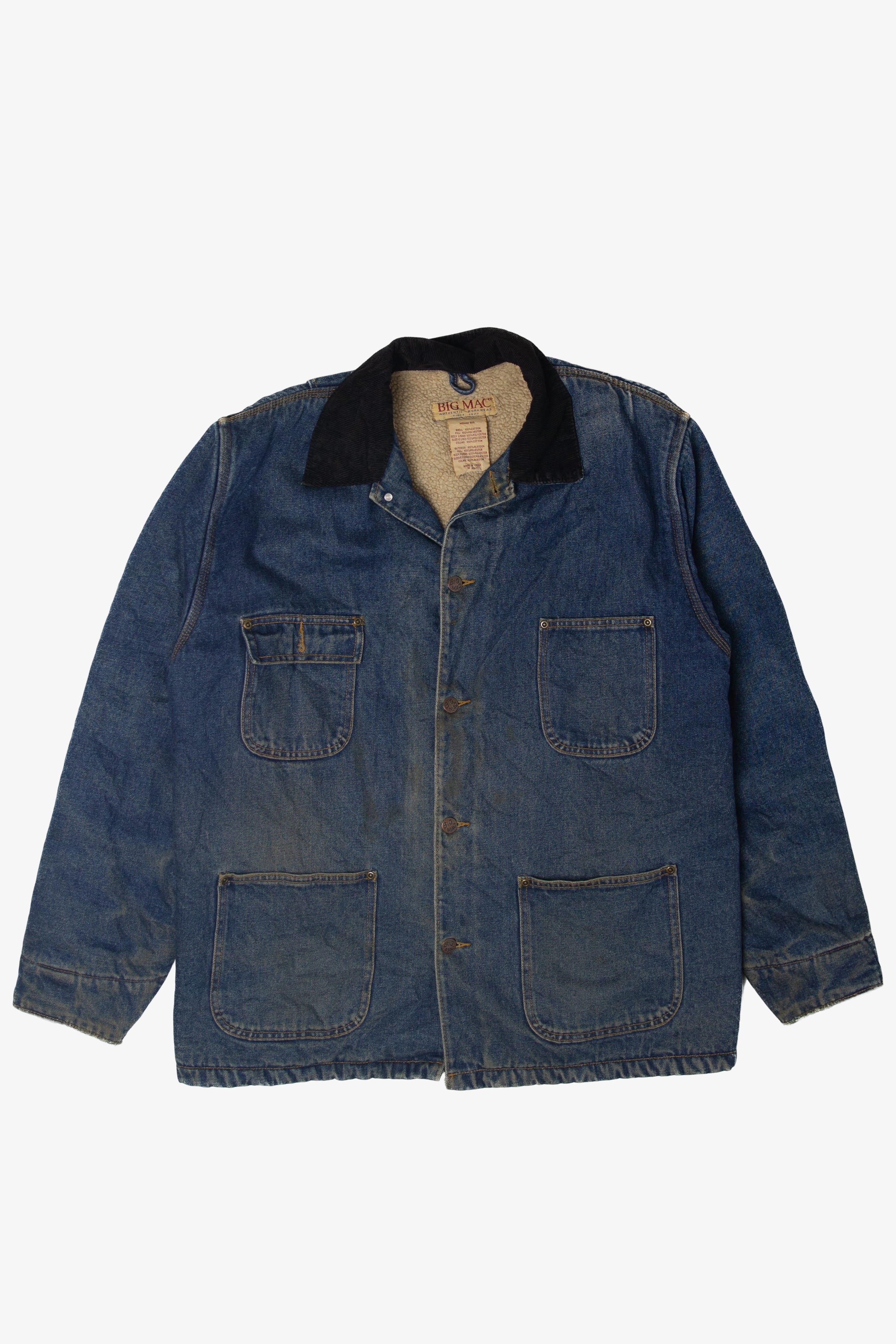 Vintage Big Mac Workwear Sherling Denim Jacket (1990s) – Ragstock
