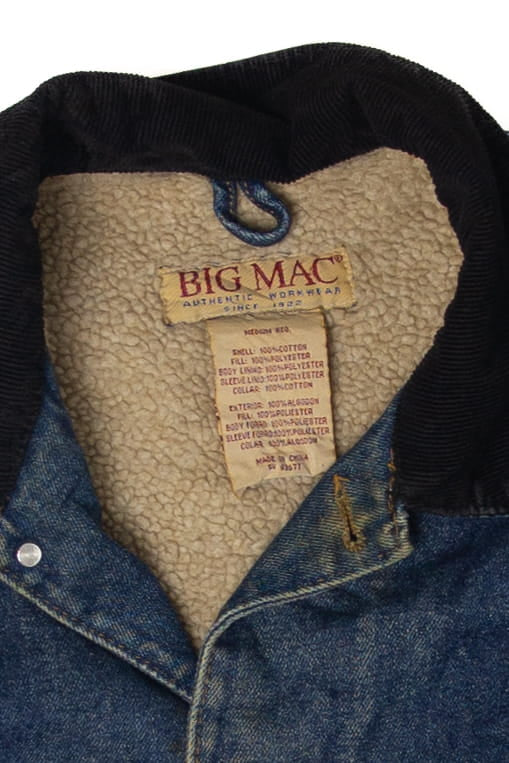 Vintage Big Mac Workwear Sherling Denim Jacket (1990s) – Ragstock