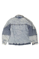 Vintage 10E Bomber Squadron Acid Wash Denim Jacket (1980s)
