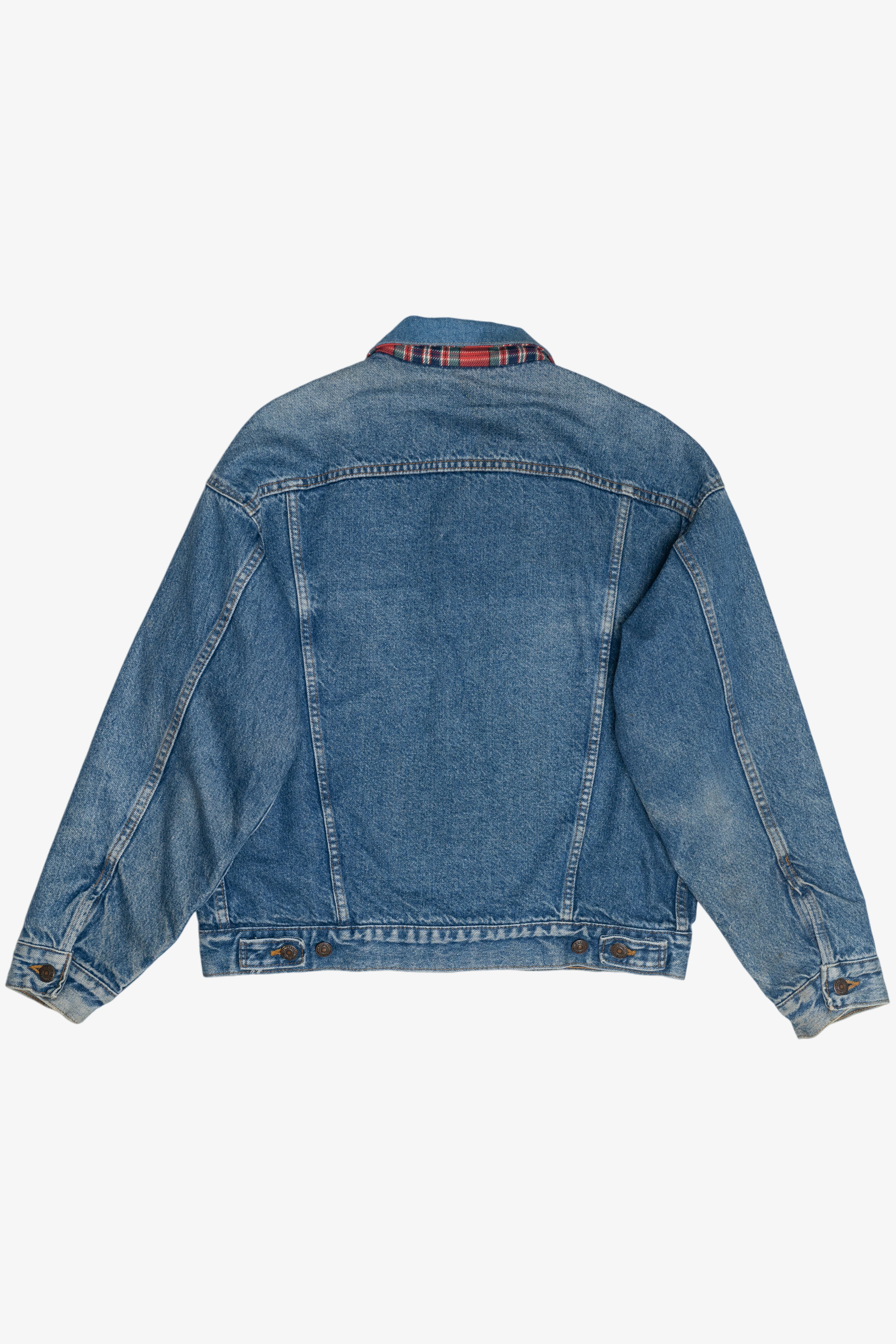 Vintage Levi's 70417 6985 Flannel Lined Denim Jacket (1980s