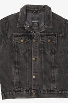 Harley Davidson "Big Moose" Portland Black Denim Jacket (2010s)