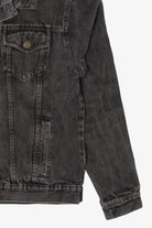 Harley Davidson "Big Moose" Portland Black Denim Jacket (2010s)