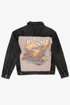 Harley Davidson "Big Moose" Portland Black Denim Jacket (2010s)