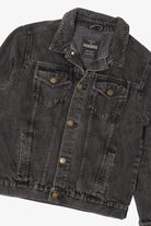 Harley Davidson "Big Moose" Portland Black Denim Jacket (2010s)