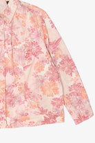 Vintage Pink Floral Liz Claiborne Denim Jacket (1990s)