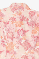 Vintage Pink Floral Liz Claiborne Denim Jacket (1990s)