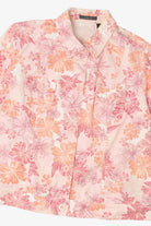Vintage Pink Floral Liz Claiborne Denim Jacket (1990s)