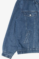 Vintage Y2k Hedz-Up Blue Denim Jacket (1990s)