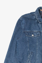 Vintage Y2k Hedz-Up Blue Denim Jacket (1990s)