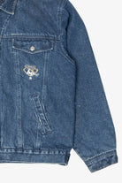 Vintage Y2k Hedz-Up Blue Denim Jacket (1990s)