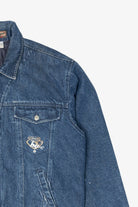 Vintage Y2k Hedz-Up Blue Denim Jacket (1990s)