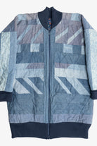 Vintage Denim Quilted Batwing Jacket (1990s)