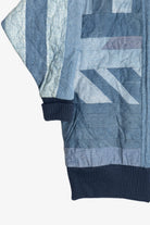 Vintage Denim Quilted Batwing Jacket (1990s)