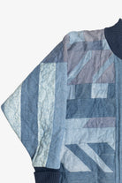 Vintage Denim Quilted Batwing Jacket (1990s)
