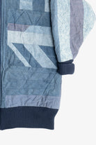 Vintage Denim Quilted Batwing Jacket (1990s)
