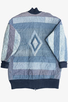Vintage Denim Quilted Batwing Jacket (1990s)