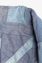 Vintage Denim Quilted Batwing Jacket (1990s)
