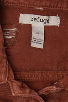 Refuge Distressed Brown Denim Jacket (2010s)