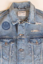Old Navy Rainbow Distressed Denim Jacket (2010s)