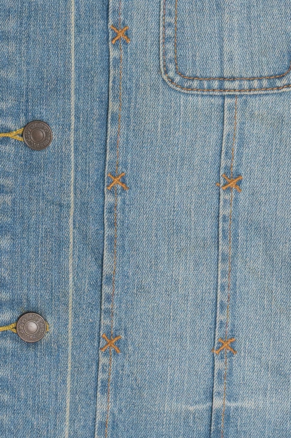 Vintage Levi's X Stitch Detail Denim Jacket (2000s)
