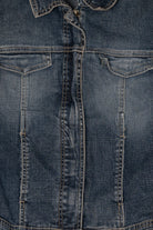 Vintage Y2k Live A Little Sweater Sleeves Denim Jacket (2000s)