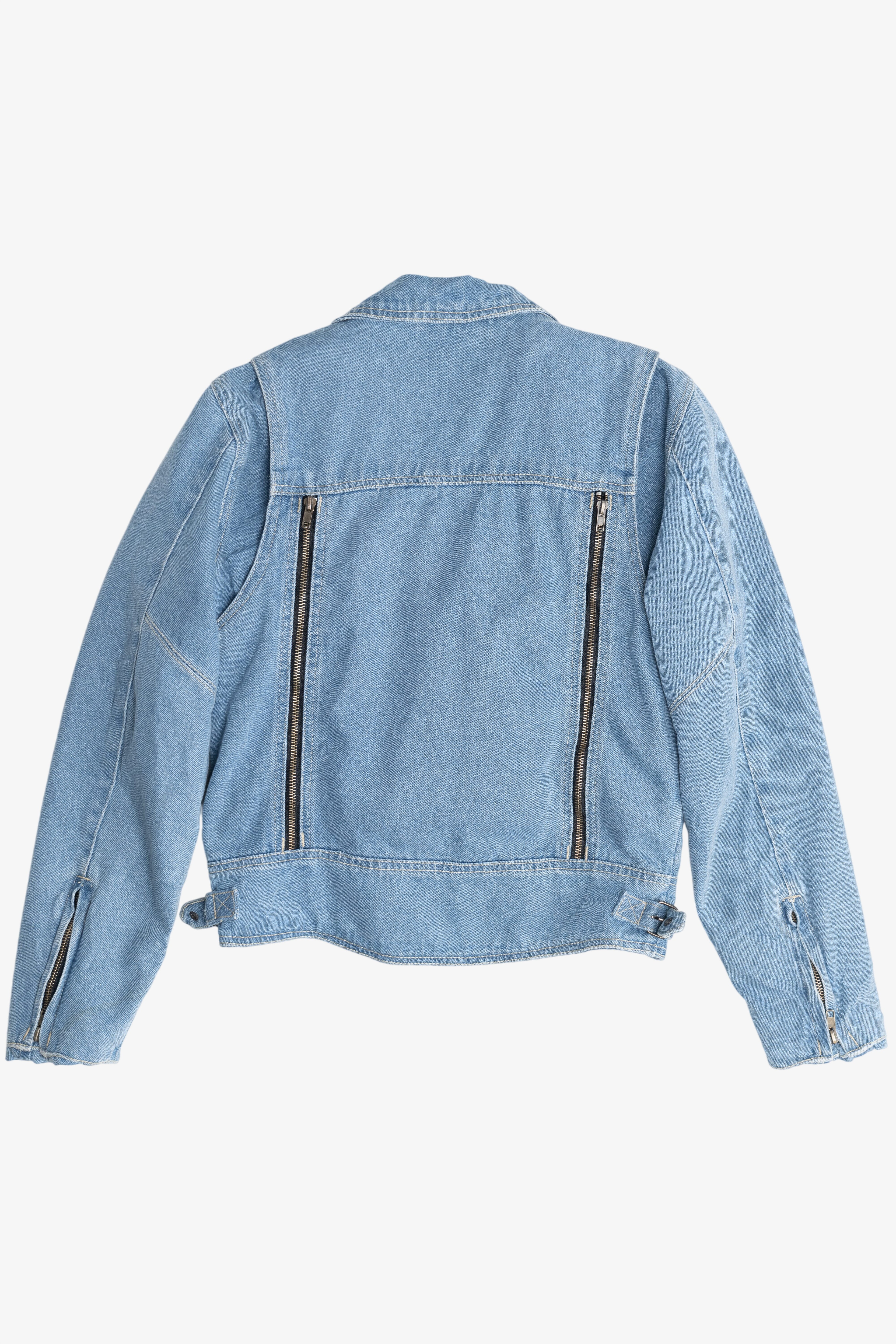 Vintage Zony Inc. Insulated Denim Motorcycle Jacket (1990s)
