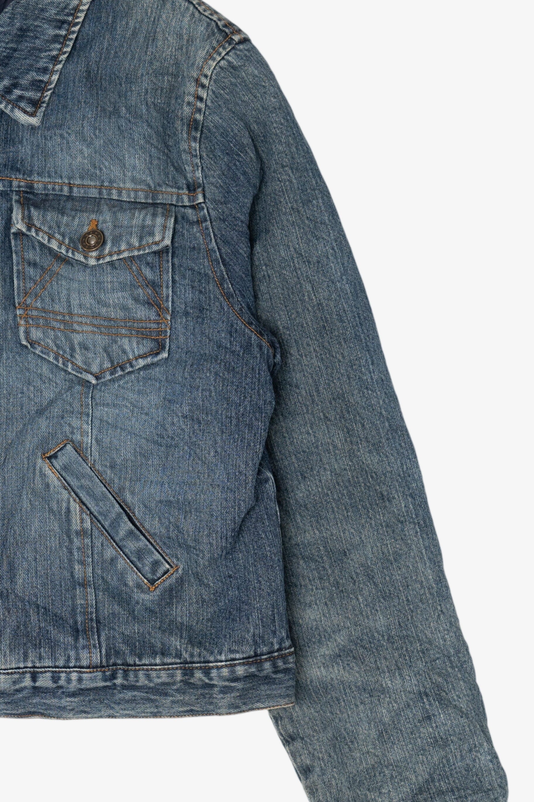 Vintage Blue That's It Quilted Lining Denim Jacket (2000s)