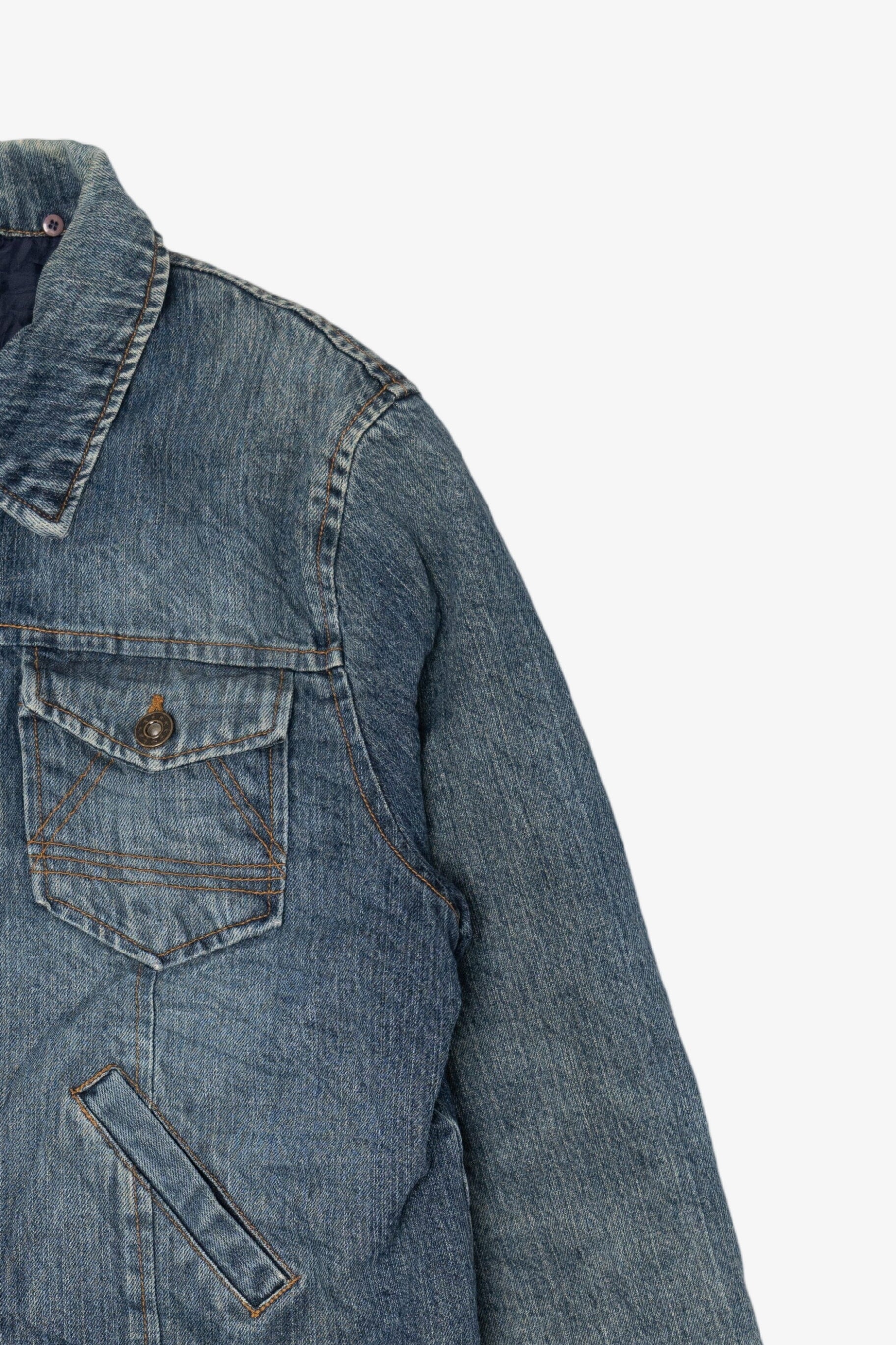 Vintage Blue That's It Quilted Lining Denim Jacket (2000s)