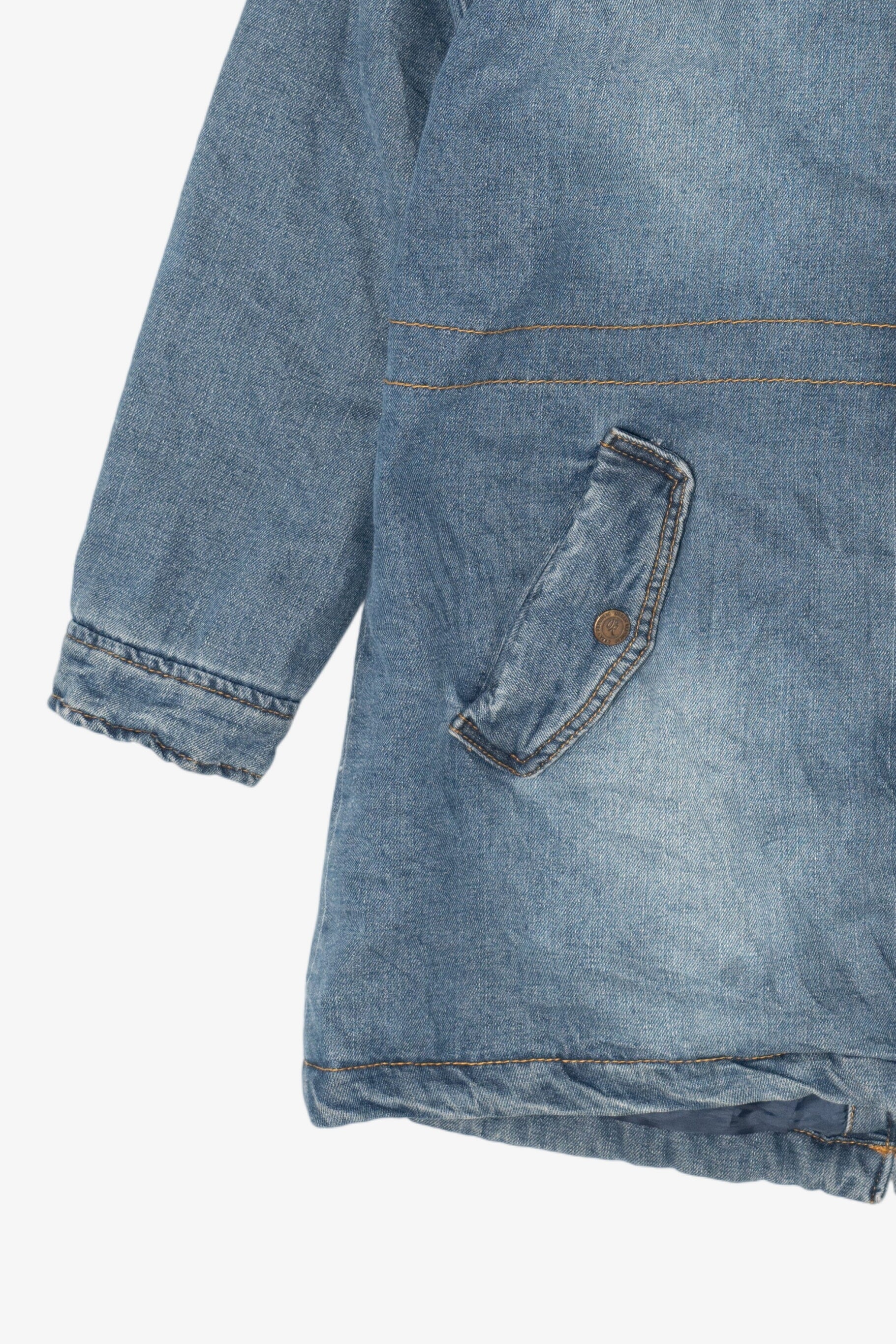 Blue Urban Republic Quilted Lining Hooded Denim Jacket (2010s)