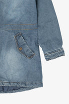 Blue Urban Republic Quilted Lining Hooded Denim Jacket (2010s)