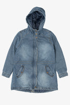 Blue Urban Republic Quilted Lining Hooded Denim Jacket (2010s)