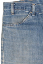 Vintage Levi's 1970's Orange Tab Distressed Denim Jeans