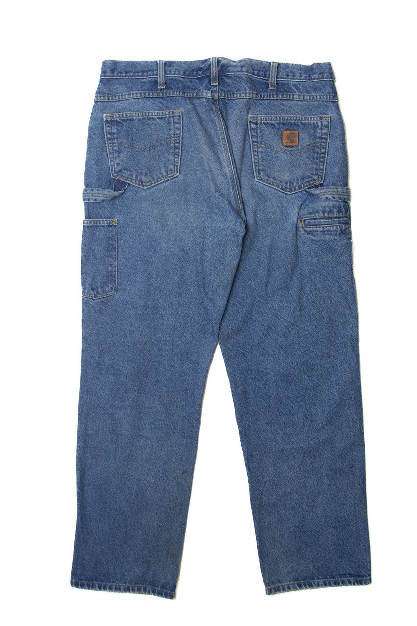 【DISCERNMENT】Unisex Classic Carpenter Denim Pants 3341025530CarpenterJeansClassi