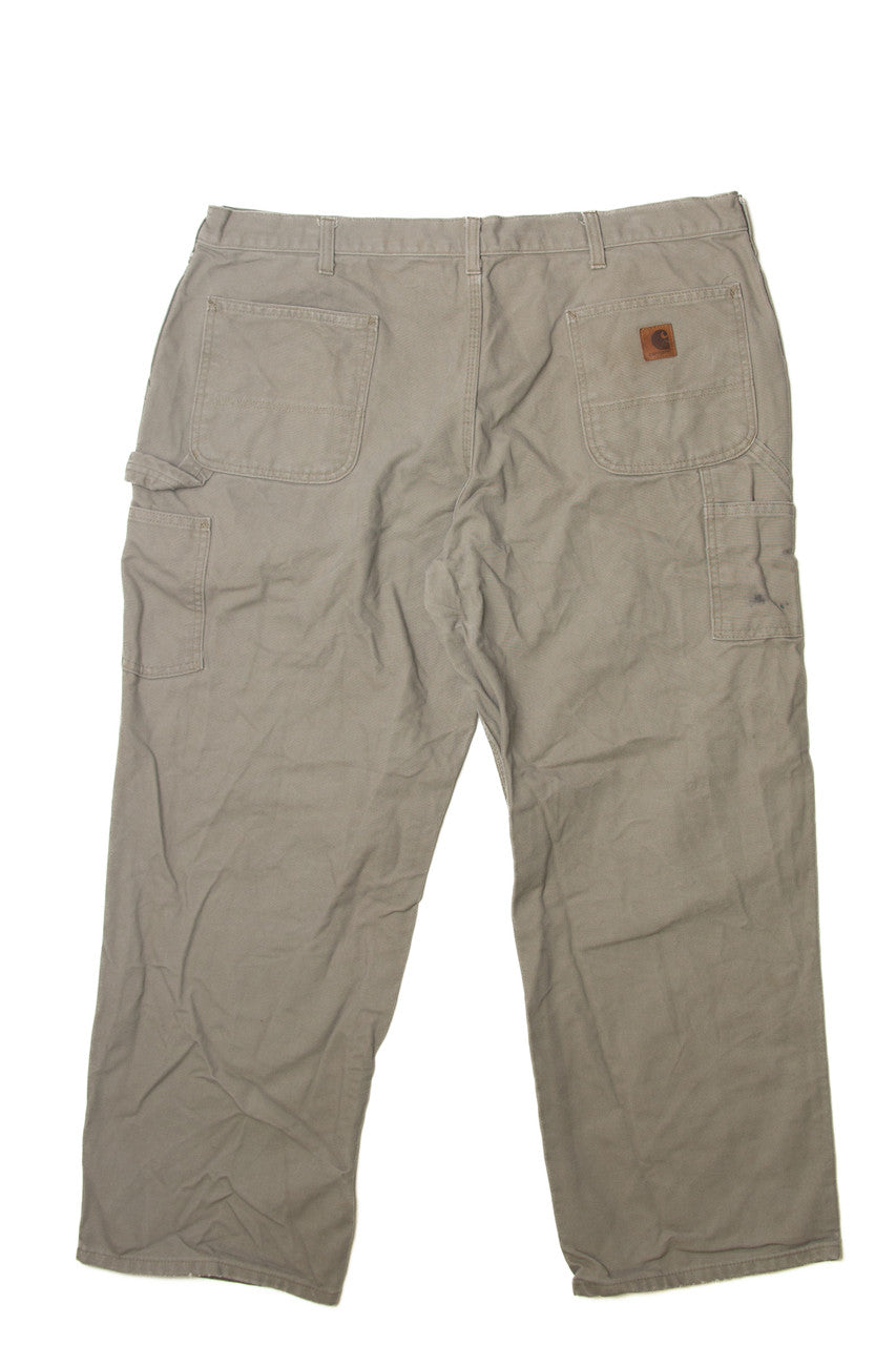 Carhartt Beige Carpenter Denim Jeans
