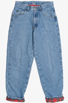Vintage Flannel Lined L.L. Bean Denim Jeans (1990s)