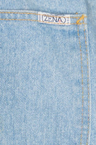 Vintage Hand Painted Memphis Design Doodle Art Denim Jeans (1990s)
