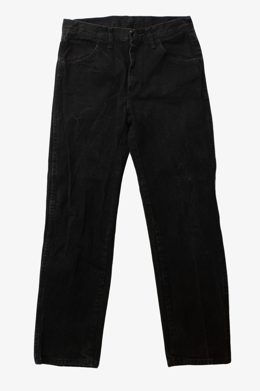Vintage Black Rustler Denim Jeans (30x30)
