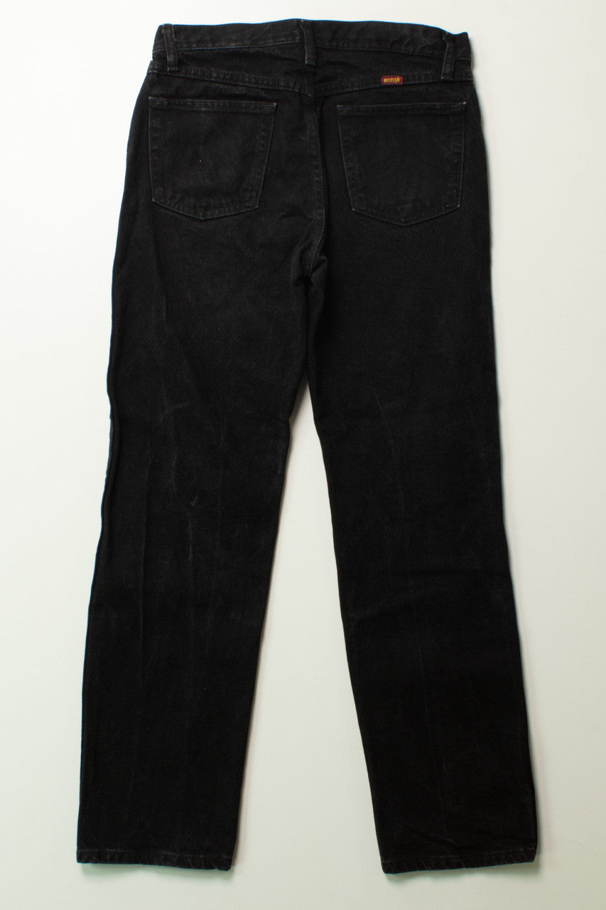 Vintage Black Rustler Denim Jeans (30x30)