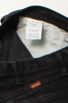 Vintage Black Rustler Denim Jeans (34x34)