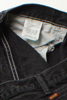Vintage Black Rustler Denim Jeans (34x32)