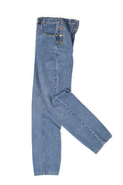 Vintage Lawman Western High Waister Button Detail Denim Jeans (1990s)