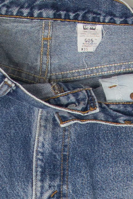 Vintage Levi's 505 Denim Jeans (1990s)