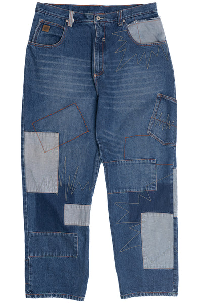 International Tuff Standard Patchwork Denim Baggy Jeans – Ragstock International Tuff Standard Patchwork Denim Baggy Jeans – Ragstock