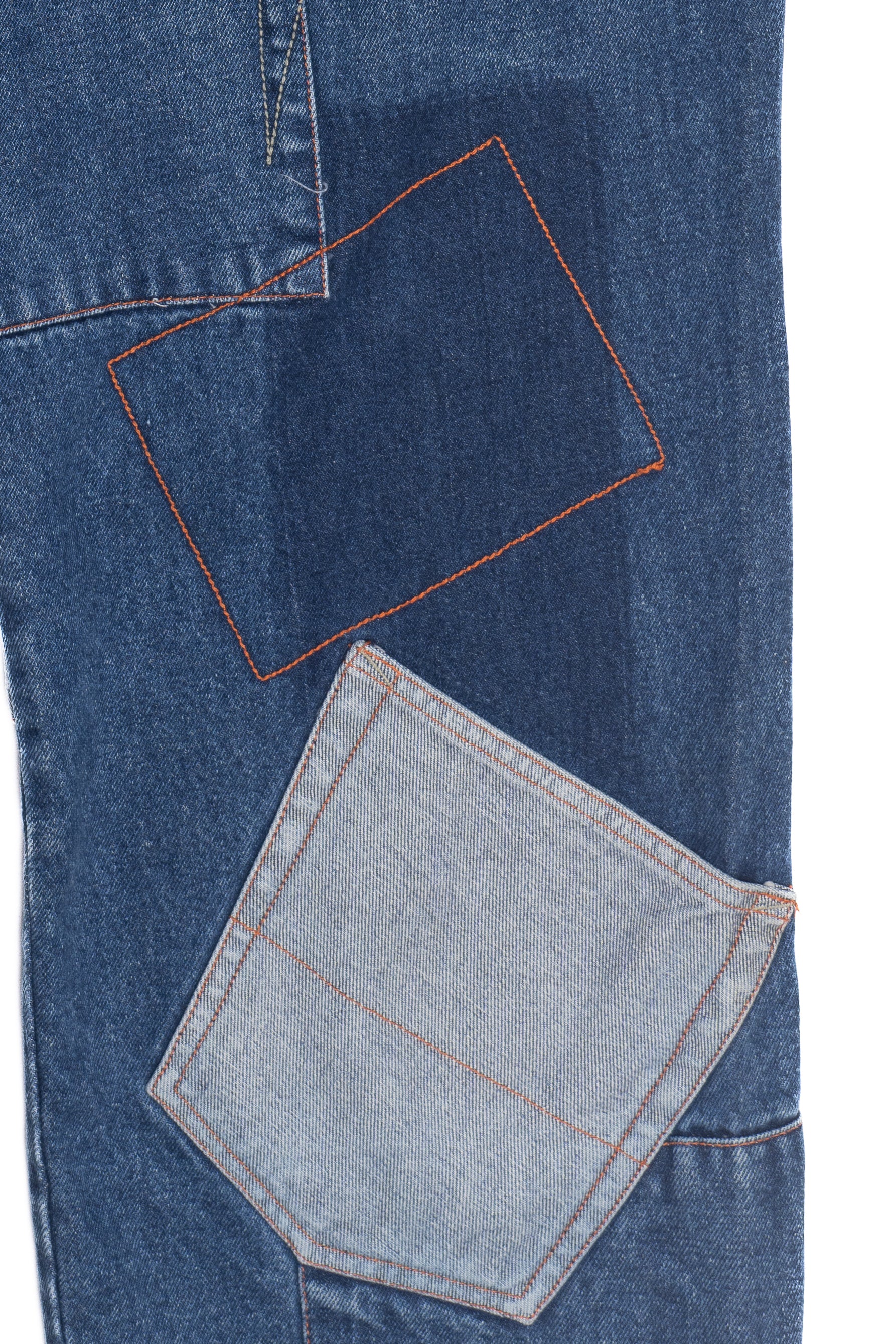 International Tuff Standard Patchwork Denim Baggy Jeans