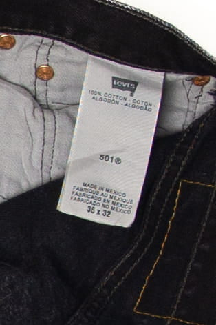 Vintage Levi's Black 501 Denim Jeans (2000s)