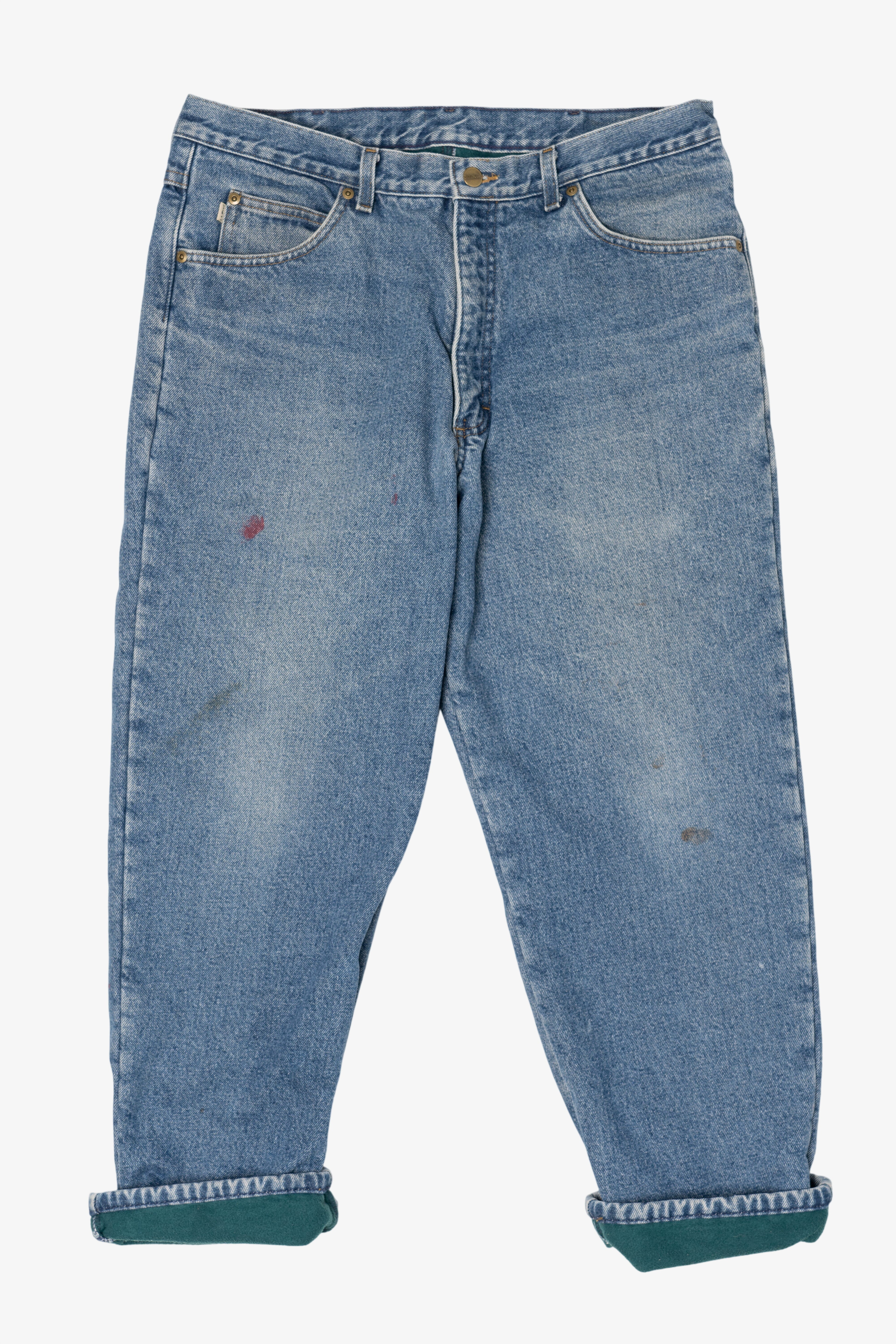 Vintage L.L. Bean Paint Denim Jeans (1990s)