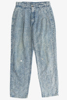 Vintage Levi's Silver Tab High Waist Textured Denim Jeans (1980s)