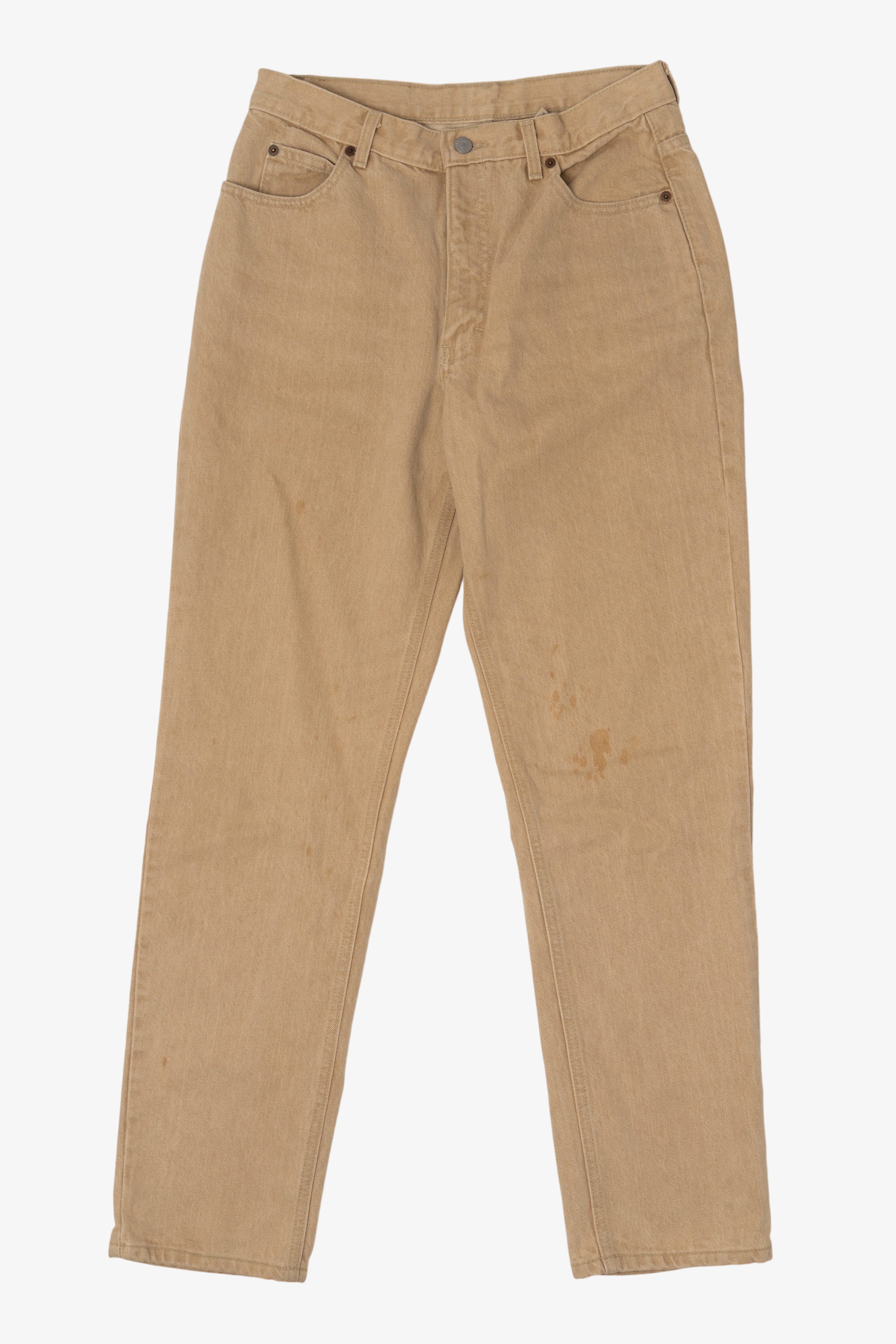 Vintage Union Made Khaki Calvin Klein Denim Pants (1990s)