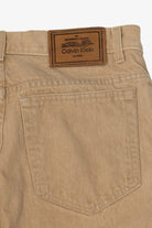 Vintage Union Made Khaki Calvin Klein Denim Pants (1990s)