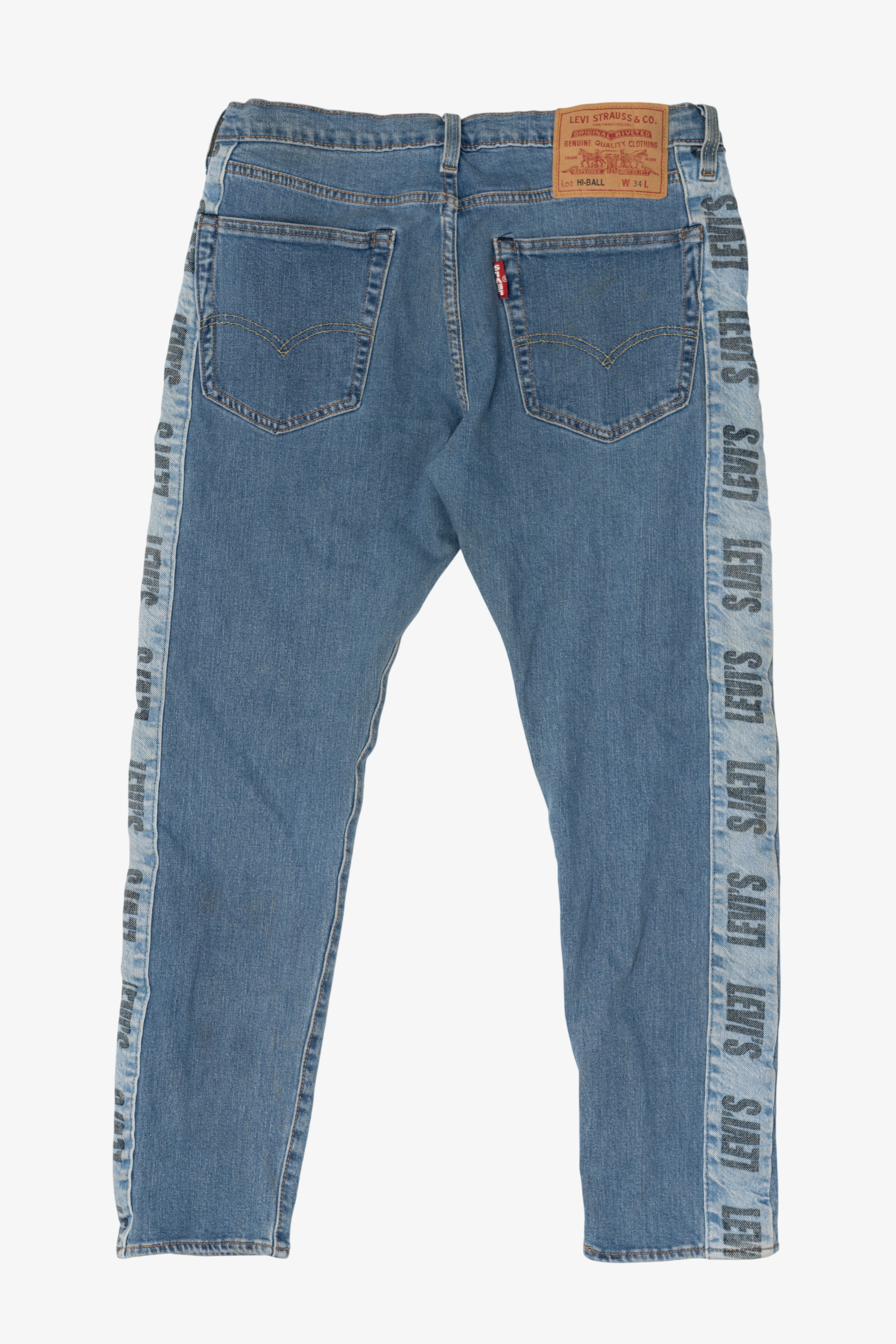 Blue Levi's Hi Ball Denim Jeans (2020s)